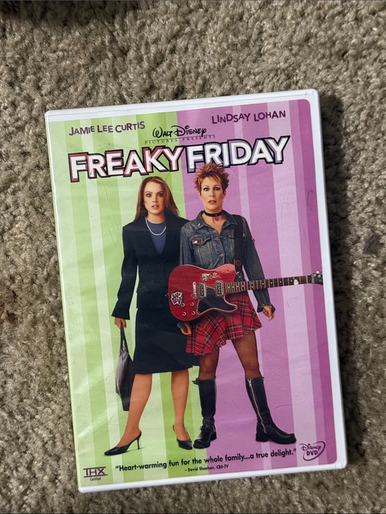 Disney Other - Disney Freaky Friday DVD Pink Green